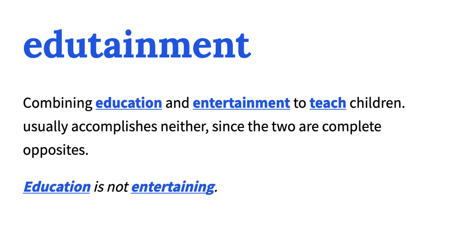 Urban Dictionary's top definition is not kind. Via Urban Dictionary.