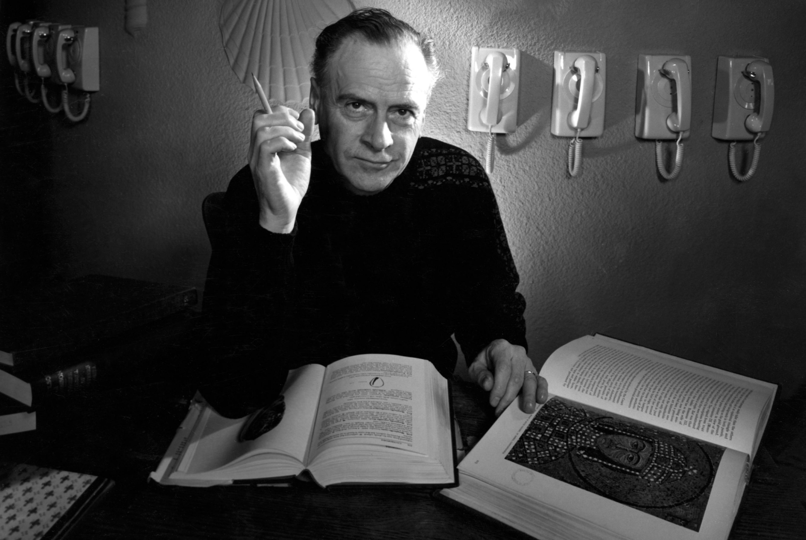 Marshall McLuhan. Via Yousuf Karsh.