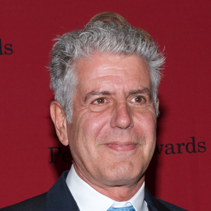 Anthony Bourdain. Via Peabody Awards.